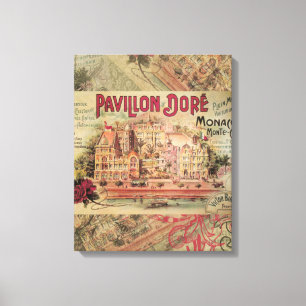 Monaco Fancy  Rivièra Frankrijk Canvas Afdruk