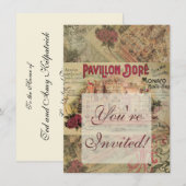 Monaco Fancy  Rivièra Frankrijk Kaart (Voorkant / Achterkant)