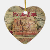 Monaco Fancy  Rivièra Frankrijk Keramisch Ornament (Voorkant)