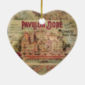 Monaco Fancy  Rivièra Frankrijk Keramisch Ornament (Achterkant)