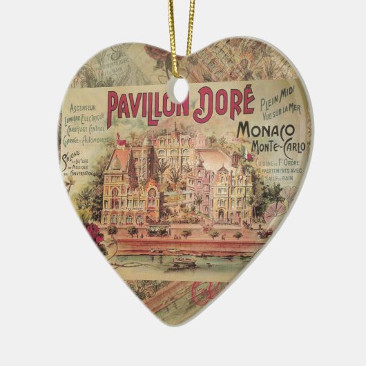 Monaco Fancy  Rivièra Frankrijk Keramisch Ornament (Links)