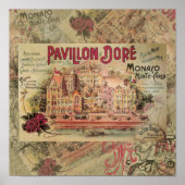 Monaco Fancy Rivièra Frankrijk Poster (Voorkant)