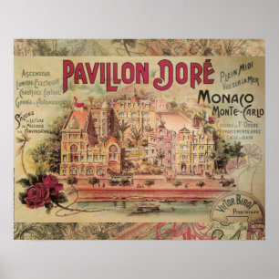 Monaco Fancy  Rivièra Frankrijk Poster