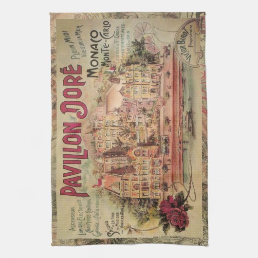 Monaco Fancy  Rivièra Frankrijk Theedoek (Verticaal)
