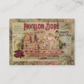 Monaco Fancy  Rivièra Frankrijk Visitekaartje (Achterkant)