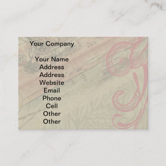 Monaco Fancy  Rivièra Frankrijk Visitekaartje (Voorkant)