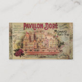Monaco Fancy  Rivièra Frankrijk Visitekaartje (Achterkant)