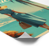 Monaco fashion vintage  poster (Hoek)