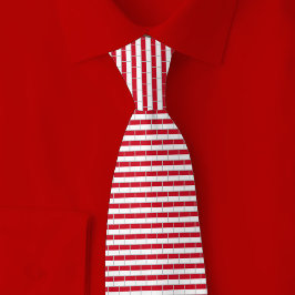 Monaco Flag Brick Pattern Stropdas