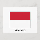 Monaco Flag Briefkaart (Voorkant)