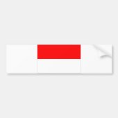 Monaco Flag Bumpersticker (Voorkant)
