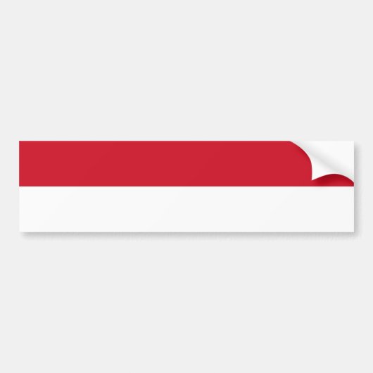 Monaco Flag Bumpersticker (Voorkant)