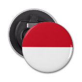 Monaco Flag Button Flesopener (Voorkant)