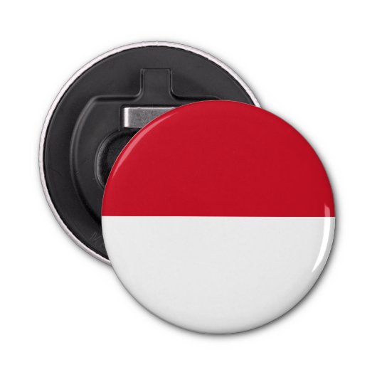 Monaco Flag Button Flesopener (Voorkant)