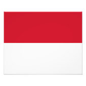 Monaco Flag Foto Afdruk (Voorkant)