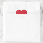 Monaco Flag Hart Sticker (Tas)