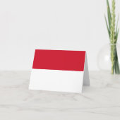 Monaco Flag Kaart (Voorkant)