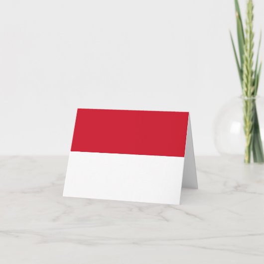 Monaco Flag Kaart (Voorkant)