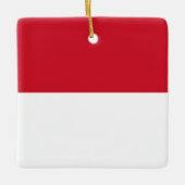 Monaco Flag Keramisch Ornament (Voorkant)