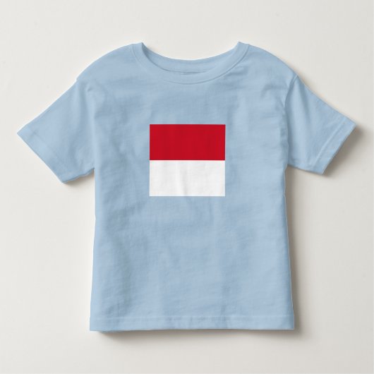 Monaco Flag Kinder Shirts (Voorkant)