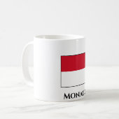Monaco Flag Koffiemok (Voorkant links)
