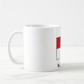Monaco Flag Koffiemok (Links)
