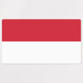 Monaco Flag Labels (Design 1)