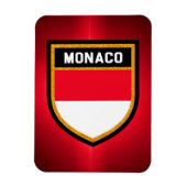 Monaco Flag Magneet (Verticaal)