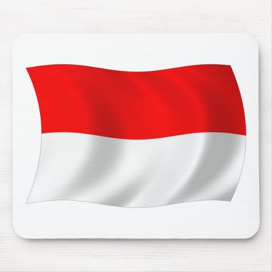 Monaco Flag Mousepad Muismat (Voorkant)