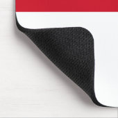 Monaco Flag Muismat (Hoek)