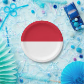 Monaco Flag Papieren Bordje (Feest)