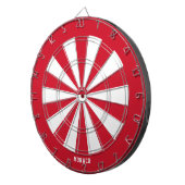 Monaco Flag Patriot's Bullseye Dartbord (Voorkant Rechts)