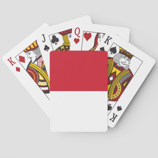 Monaco Flag Pokerkaarten (Achterkant)