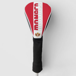 Monaco Flag Prachtige Patriotic Golfheadcover