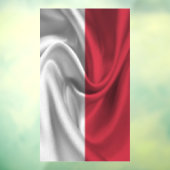 Monaco Flag Raamsticker (Vel 3)