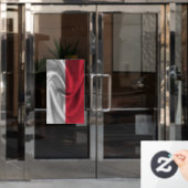 Monaco Flag Raamsticker (Kantoordeur)