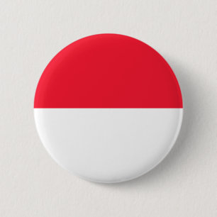 Monaco Flag Ronde Button 5,7 Cm