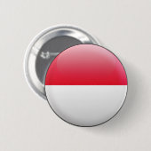 Monaco Flag Ronde Button 5,7 Cm (Voorkant /achterkant)