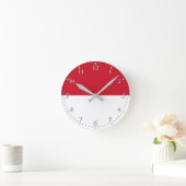 Monaco Flag Ronde Klok (Huis)