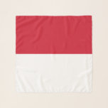 Monaco Flag Sjaal<br><div class="desc">Patriottische vlag van Monaco.</div>