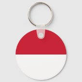Monaco Flag Sleutelhanger (Voorkant)