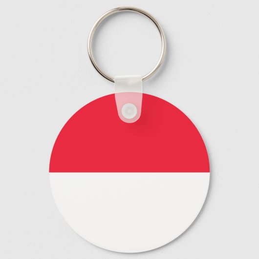 Monaco Flag Sleutelhanger (Voorkant)