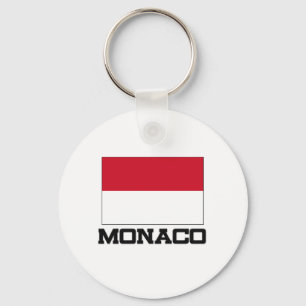 Monaco Flag Sleutelhanger