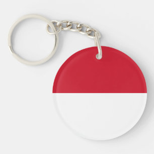 Monaco Flag Sleutelhanger