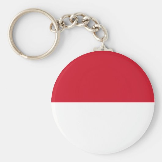 Monaco Flag Sleutelhanger (Voorkant)