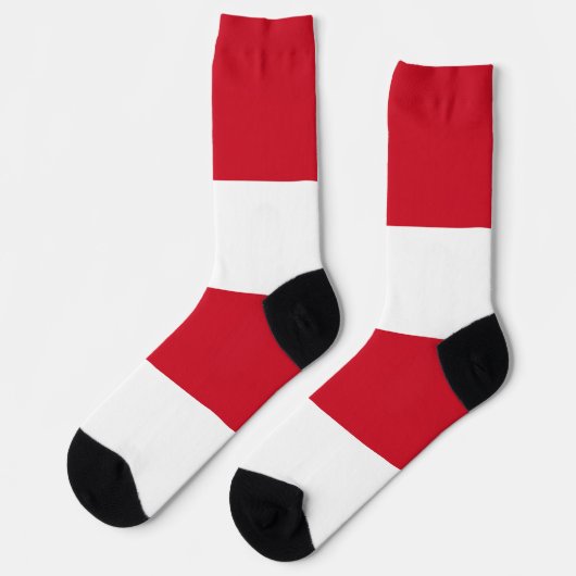 Monaco Flag Sokken (Links)