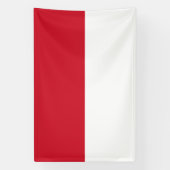Monaco Flag Spandoek (Verticaal)