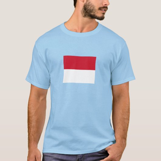 Monaco Flag T-shirt (Voorkant)