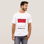 Monaco Flag T-shirt (Voorkant volledig)