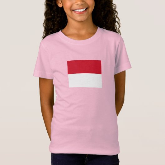 Monaco Flag T-shirt (Voorkant)
